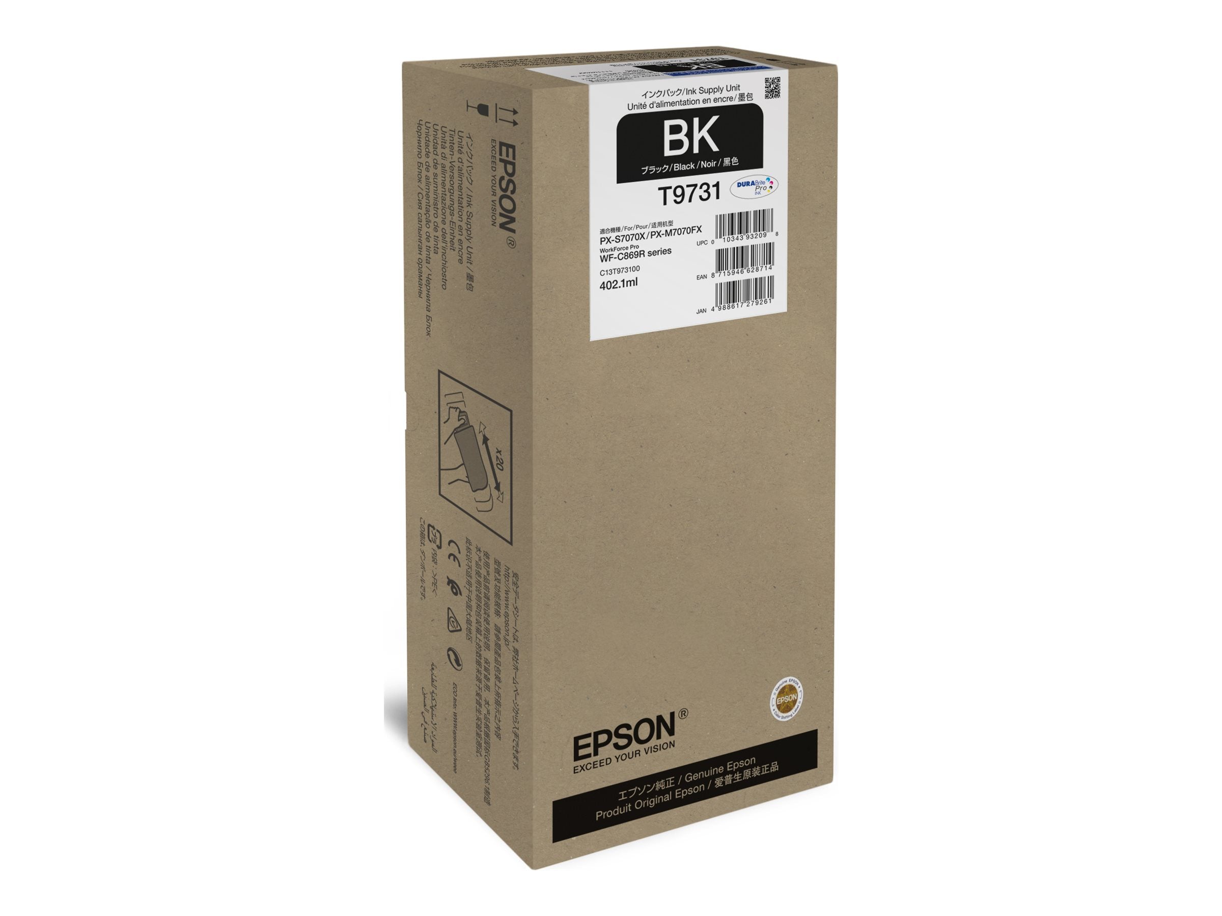 EPSON 6LB Black Ink Tank Pro T973 XL - Vorderansicht