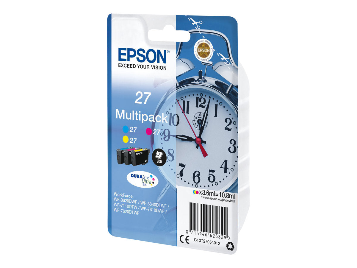 EPSON 1LB 27 Tintenpatrone Cyan Magenta Gelb Verpackung