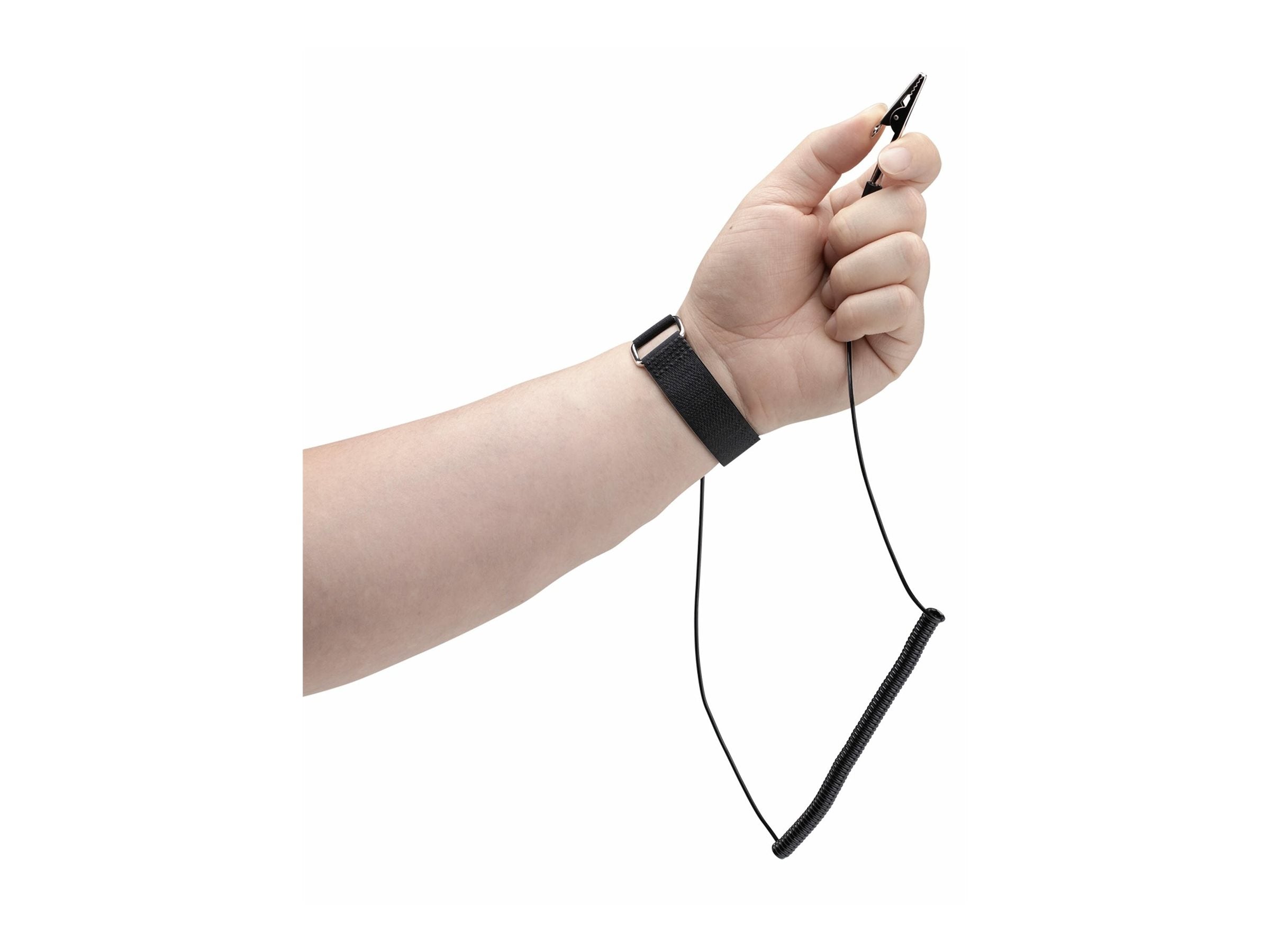 STARTECH.COM Antistatisches ESD-Handgelenkband mit Erdungskabel ESD-Armband mit 1