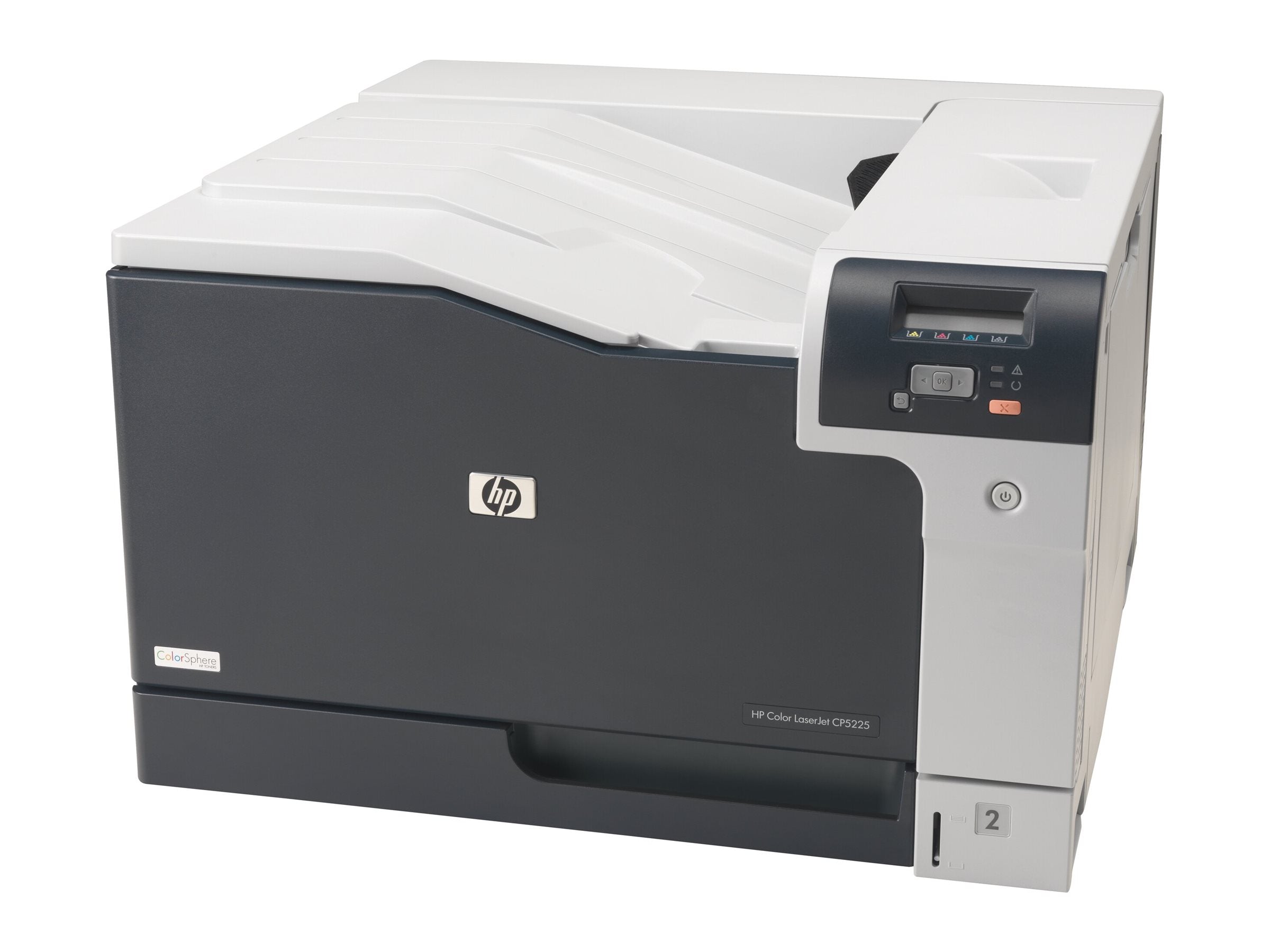 HP Color LaserJet Professional CP5225 Drucker Rückansicht