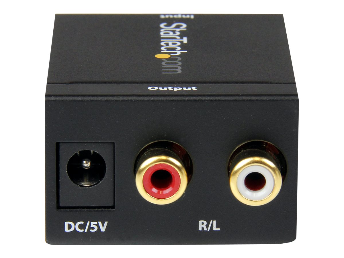 STARTECH.COM SPDIF Digital Koaxial und Toslink auf Stereo RCA Audio Konverter - Detailansicht