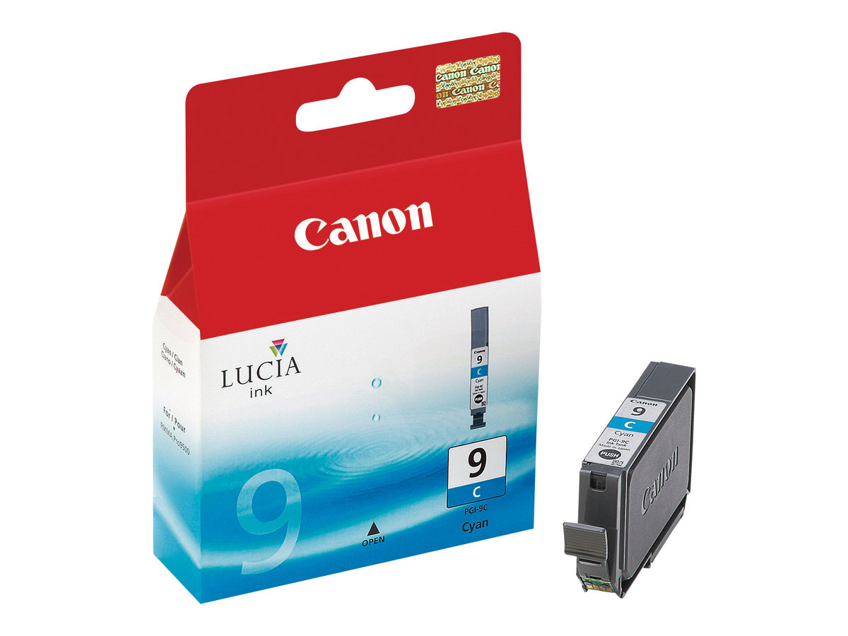 CANON PGI-9C Tinte cyan Vorderansicht