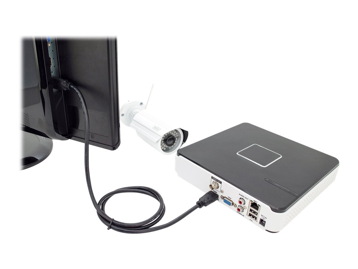 DIGITUS HDMI Premium High Speed Anschlusskabel Typ A St/St 2.0m m/Ethernet - Detailansicht