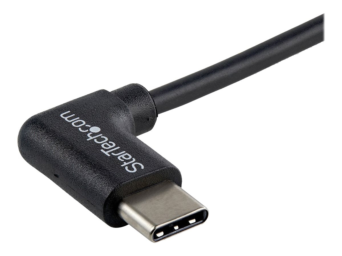 STARTECH.COM USB-A to USB-C Kabel - Rechtwinklig - 1 m - Detailansicht