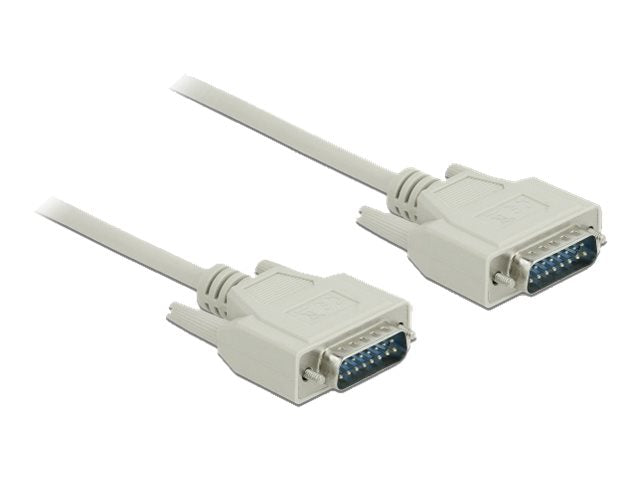 DELOCK Serielles Kabel Sub-D15 Stecker zu Stecker 1m - Verpackung