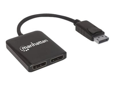 MANHATTAN DisplayPort auf 2-Port DP Splitter mit MST - Anschlussansicht