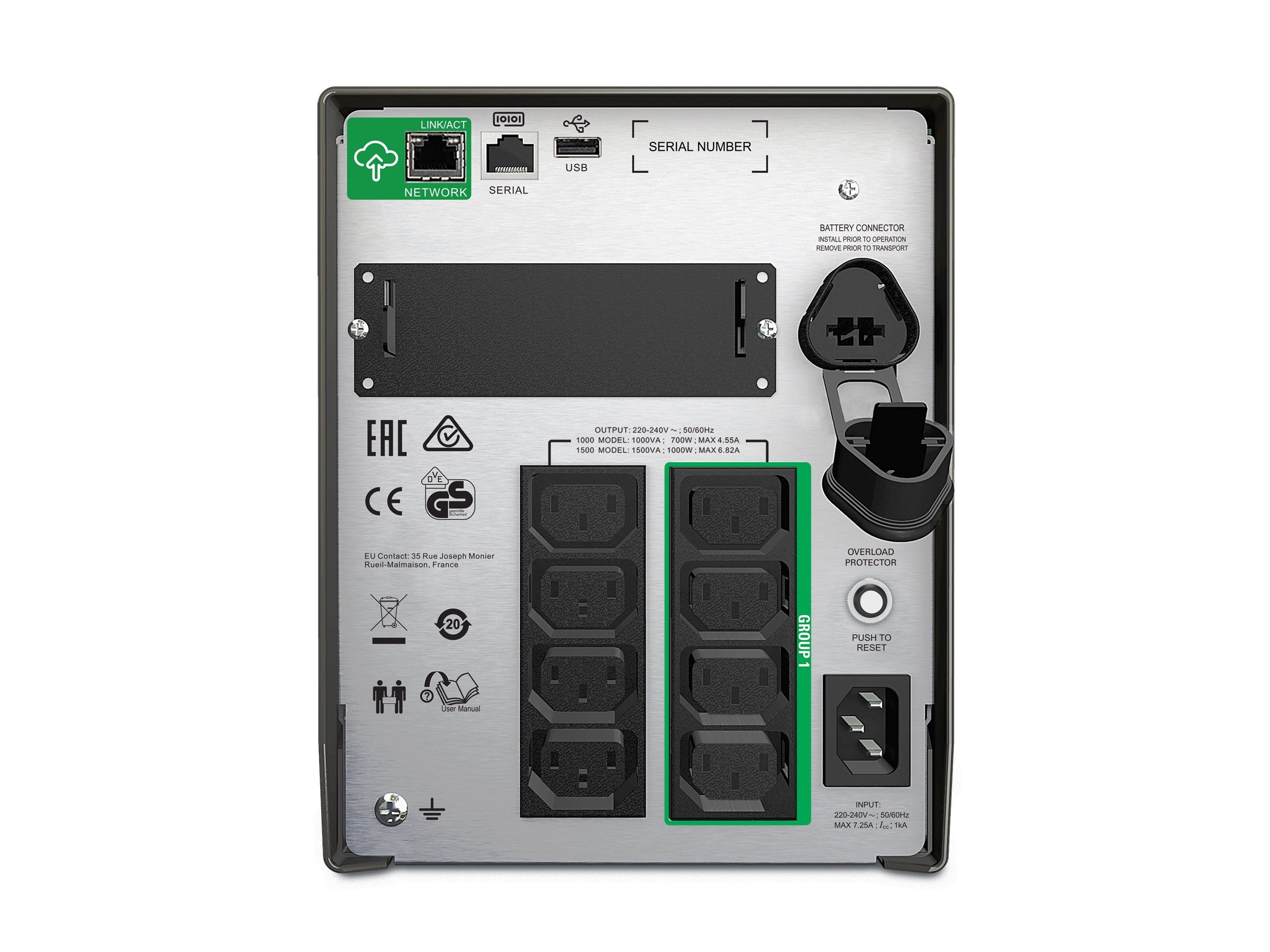 APC Smart-UPS SMT1500IC Detailansicht