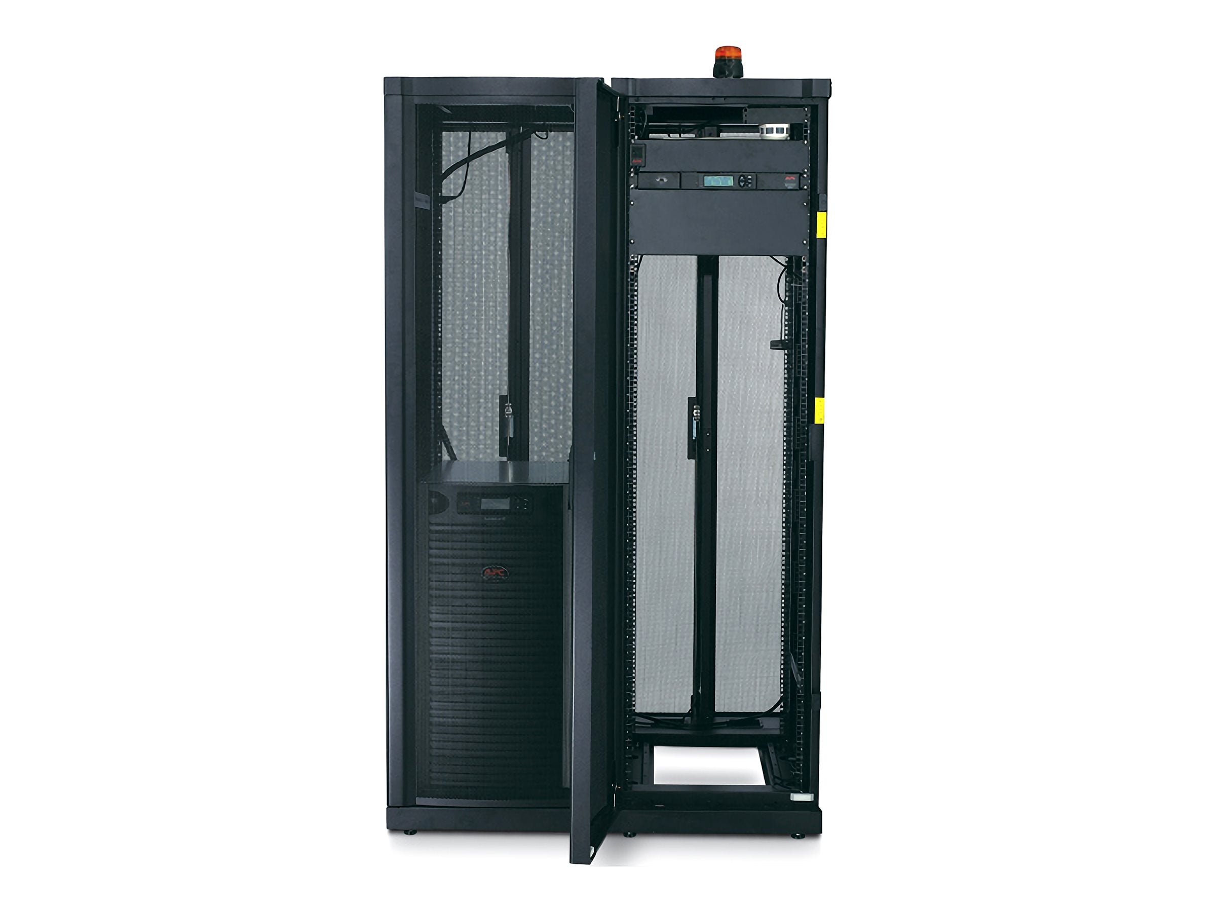 APC Symmetra LX 12kVA Scalable to 16kVA N+1 Power Rack AC 208/240V 12000VA Ethernet 10/100 oc 13 19U 19 BK silver