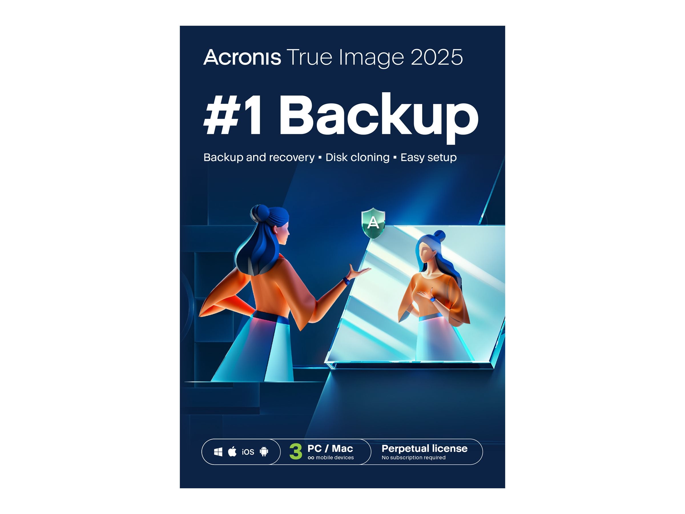 Acronis True Image 2025 3 Computers ESD Vorderansicht