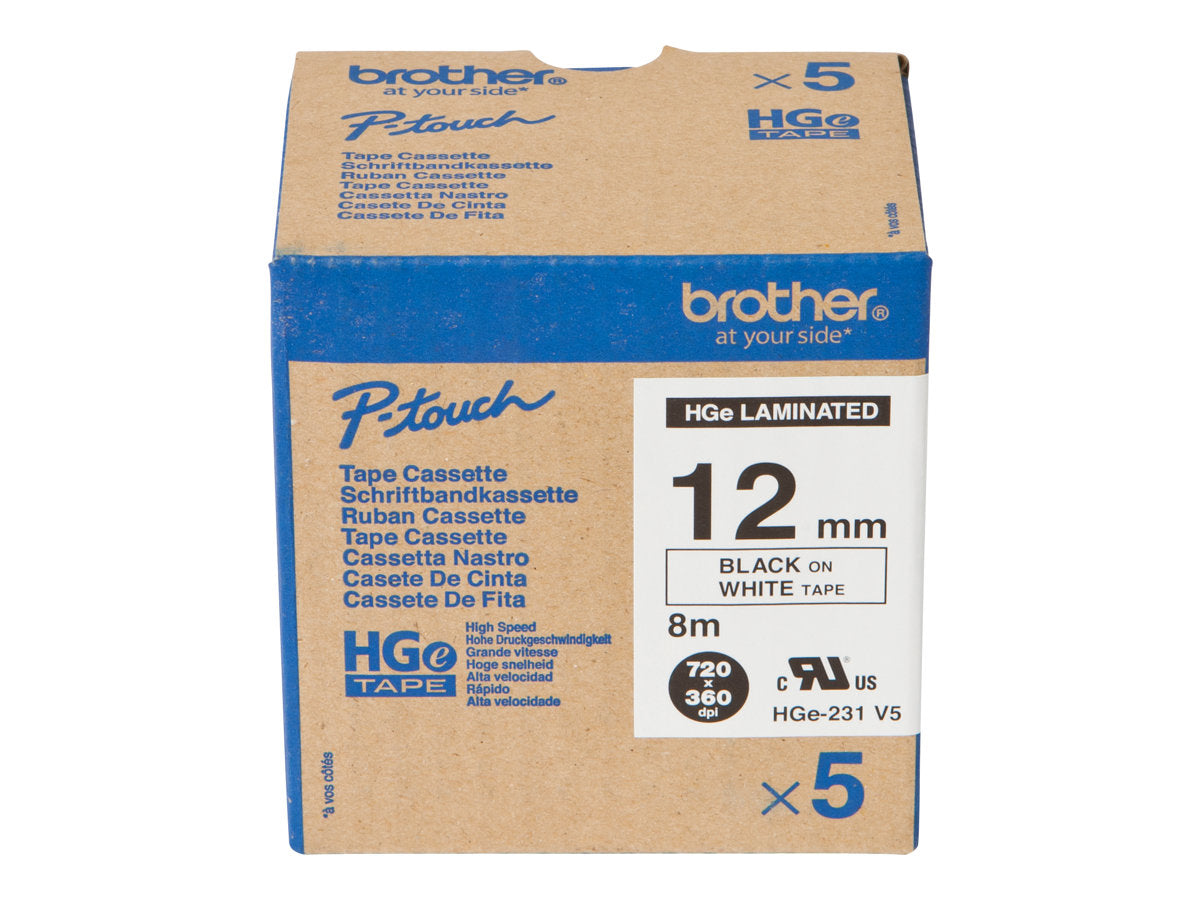 BROTHER HGE231V5 Schriftbandkassette Vorderansicht