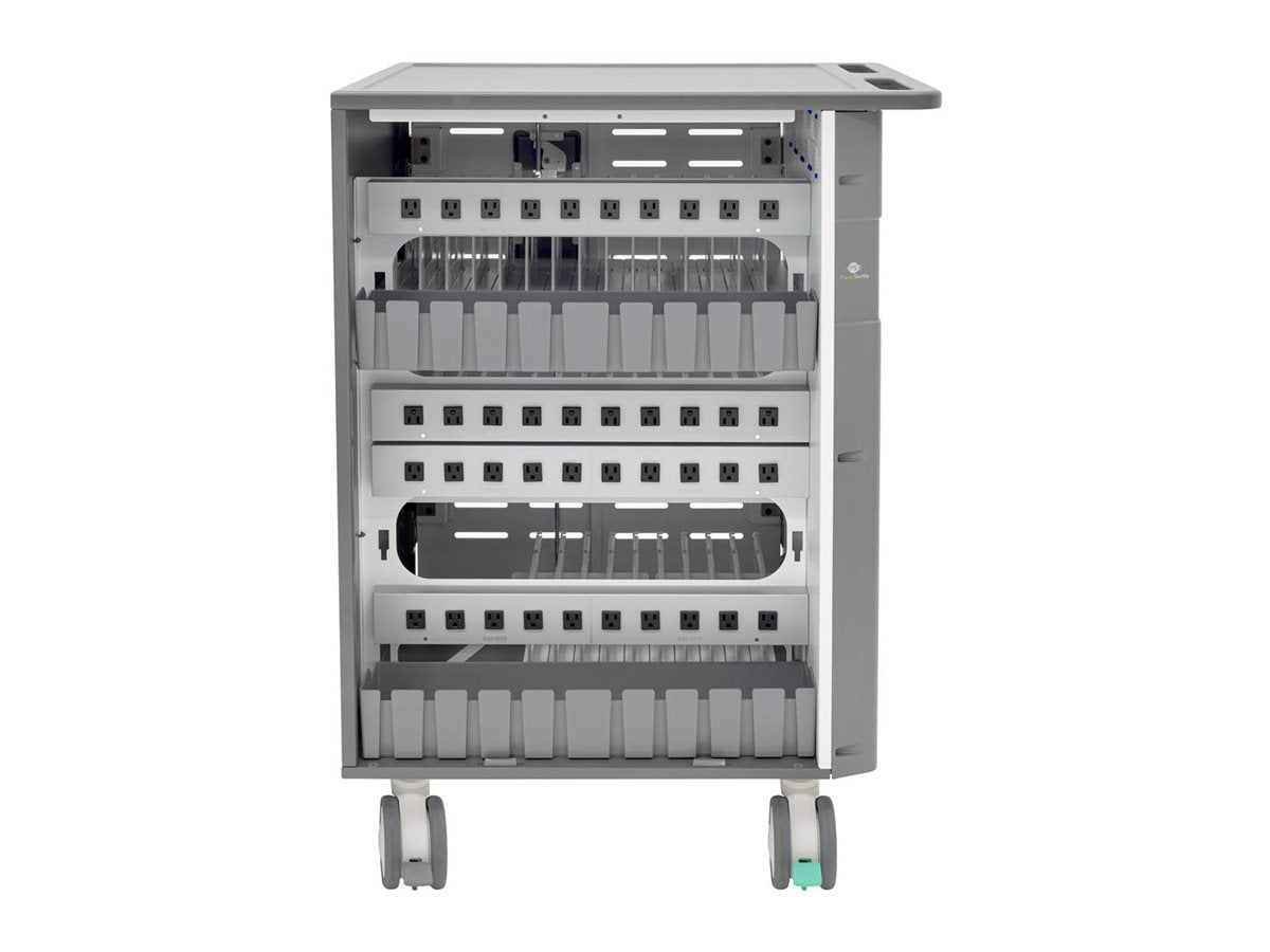 Seitenansicht des ERGOTRON ZIP40 Ladewagens