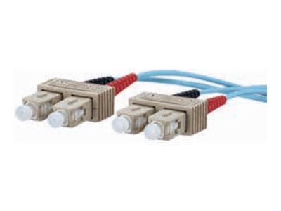 METZ CONNECT OpDAT Patchcable SC-D/SC-D OM3 3m Vorderansicht