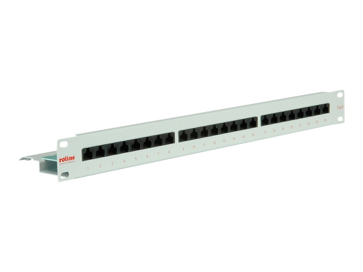 ROLINE Kat.6 Class E 48,26cm 19Zoll-Patchpanel 24P ungeschirmt - Verpackung