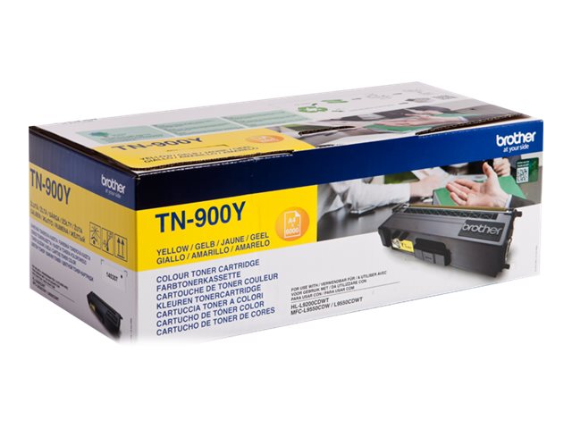 BROTHER TN-900Y Toner gelb Seitenansicht