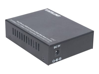 INTELLINET Fast Ethernet WDM bidirektionaler Singlemode Medienkonverter 10/100Base-TX auf 100Base-FX (SC) Single Mode RX1550 TX1310
