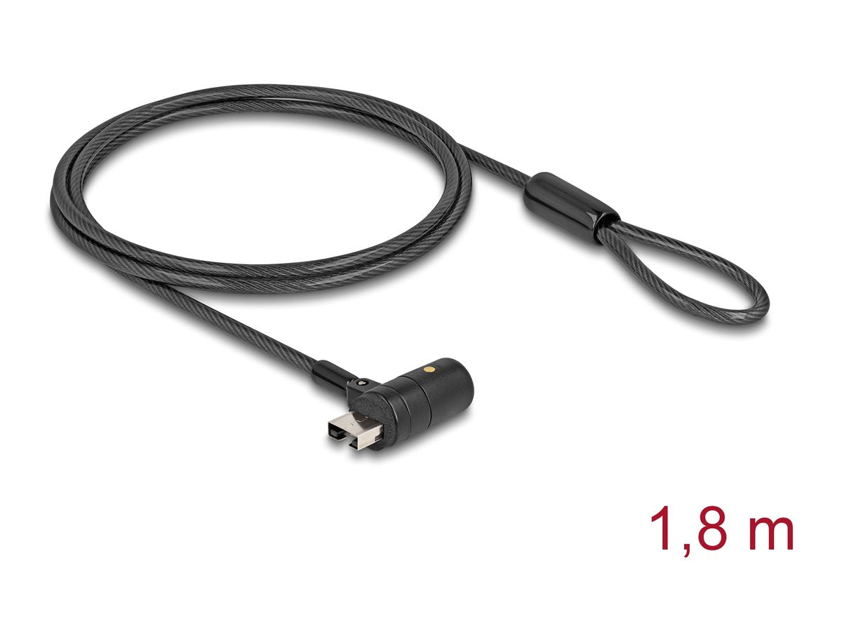 NAVILOCK Notebook Sicherungskabel für USB Typ-A Buchse mit Schlüssel - Vorderansicht