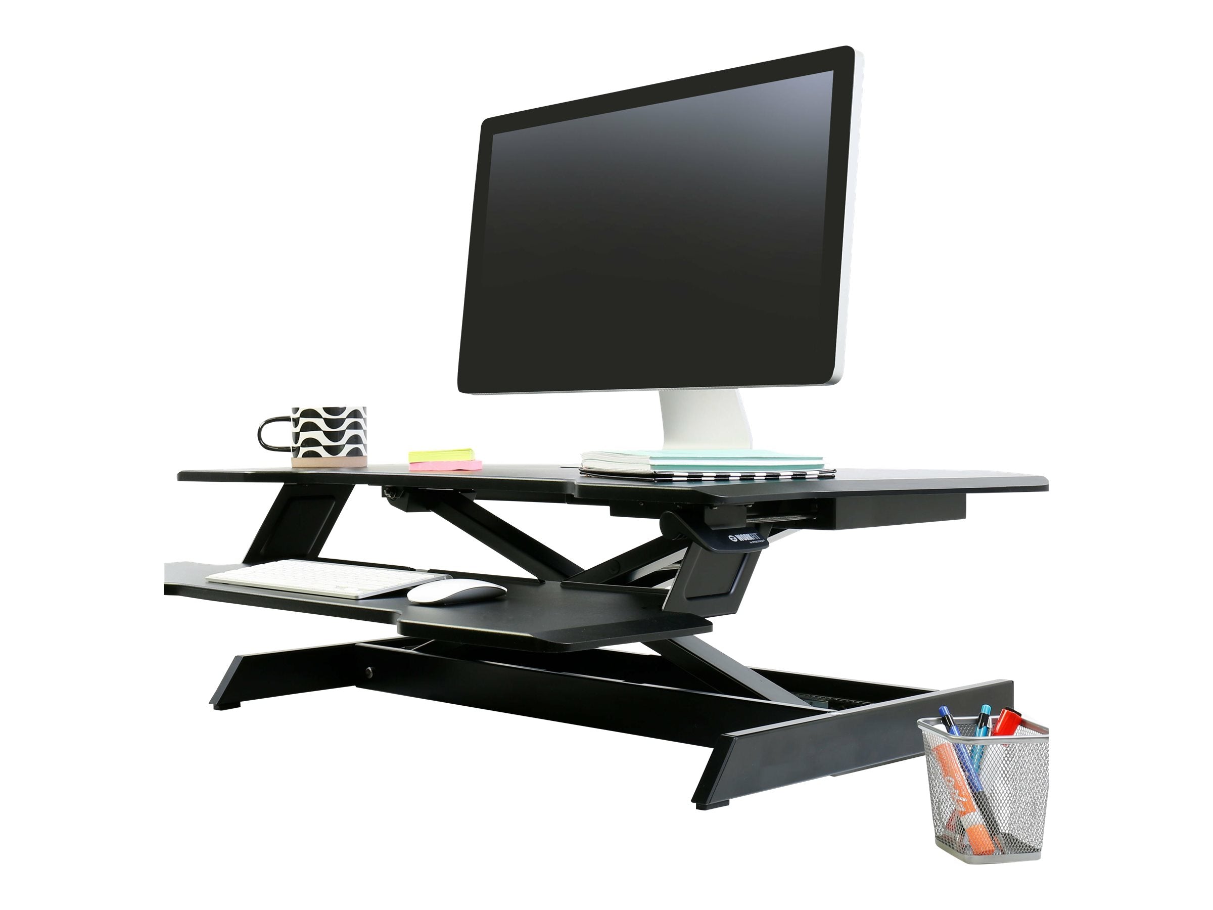 ERGOTRON WorkFit Corner Standing Desk Converter PVB - Vorderansicht