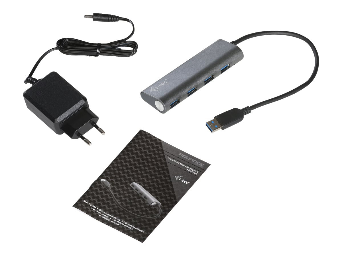 I-TEC USB 3.0 Metal Charging HUB 4 Port Detailansicht