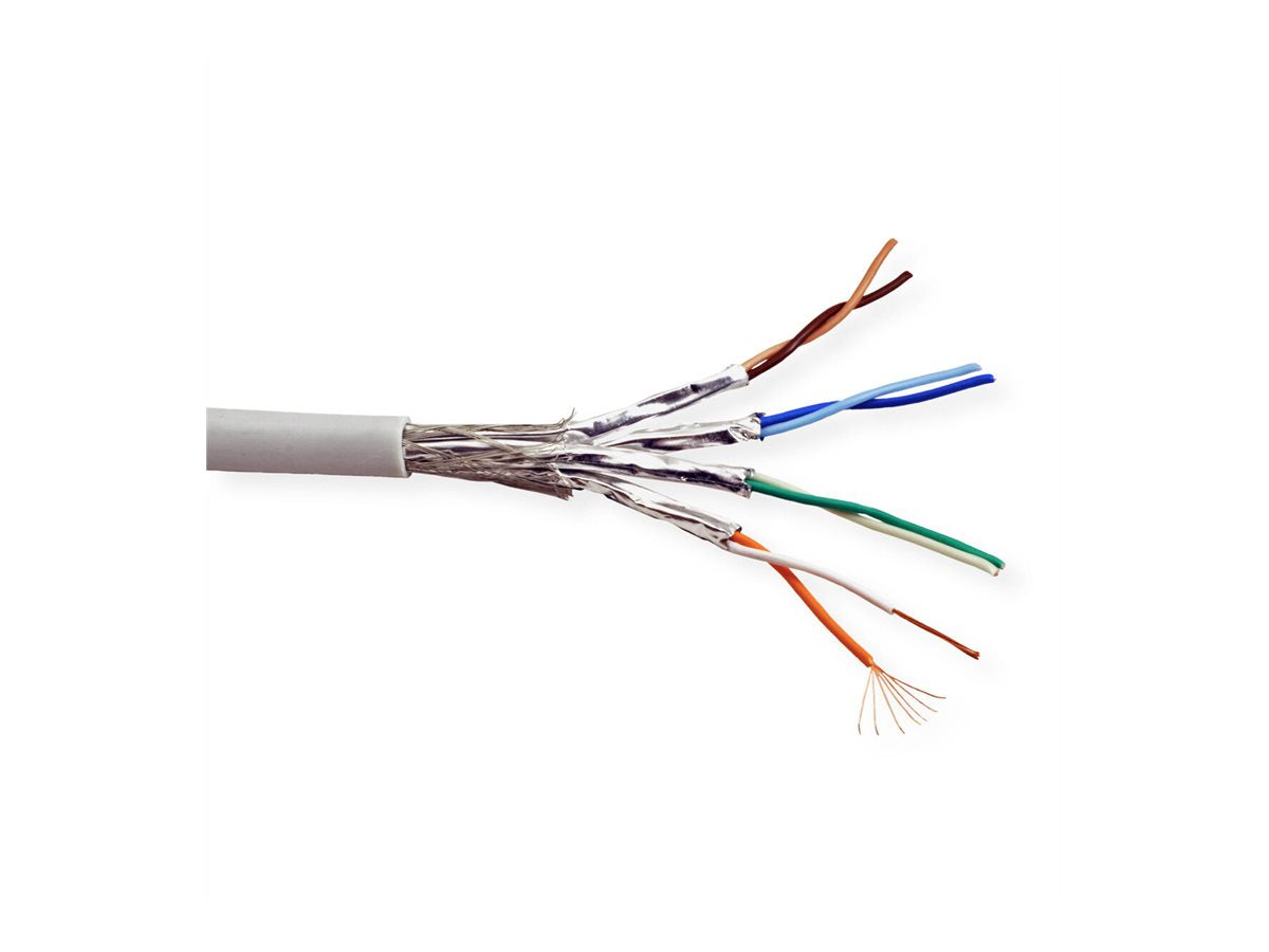 ROLINE S/FTP-PiMF-Kabel Kat.6 Class E Massivdraht 300m Detailansicht