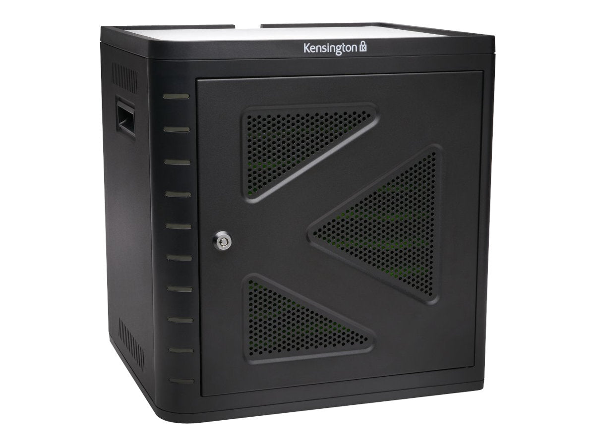 KENSINGTON Charge and Sync Universal Cabinet für 10 Tablet - Innenansicht mit Tablets