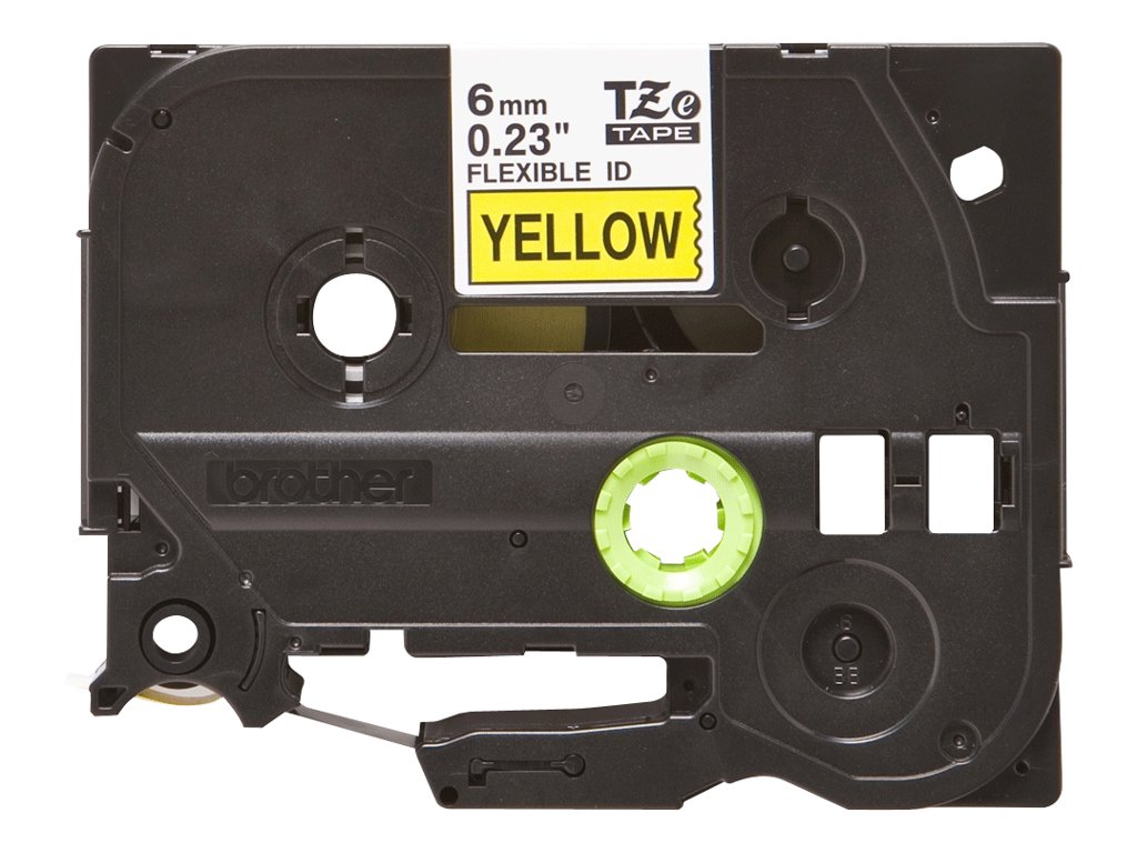 BROTHER P-Touch TZE-FX611 schwarz auf gelb 6 mm - Anwendungsbeispiel