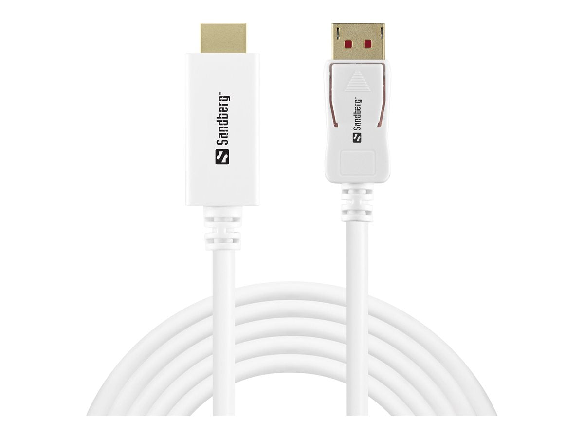 SANDBERG DisplayPort 1.4-HDMI 4K60Hz 2m Kabel Detailansicht