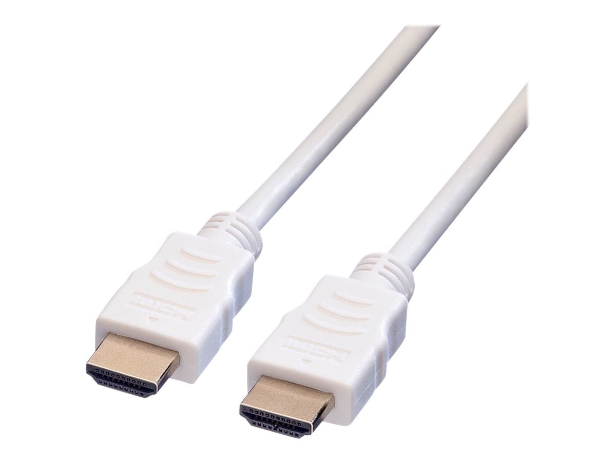 VALUE HDMI High Speed Kabel mit Ethernet weiss 5m