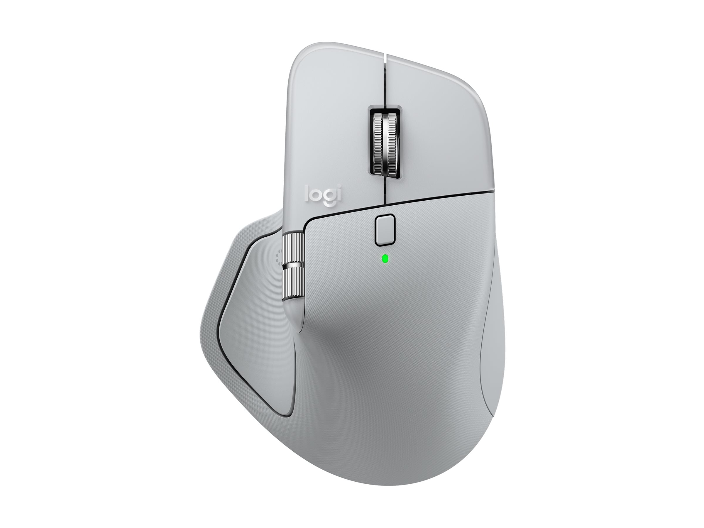 LOGITECH MX Master 4 Mouse Pale Grey - Vorderansicht
