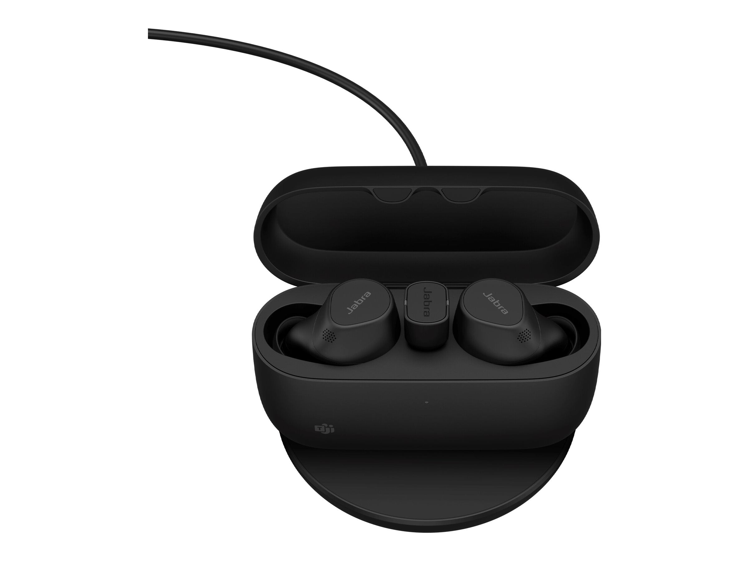 JABRA Evolve2 Buds MS True wireless earphones with mic in-ear Bluetooth active noise cancelling USB-C via BT adapter black MS Te