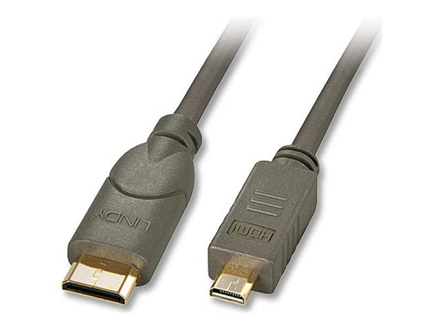 LINDY Mini HDMI an Micro HDMI 1,5m Kabel - Vorderansicht