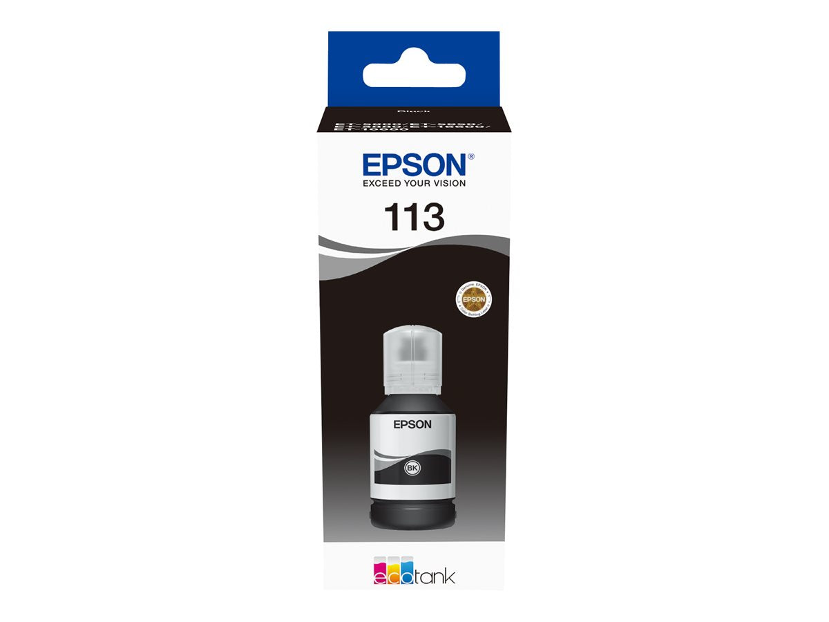 EPSON 4LB 113 EcoTank Pigment Black ink bottle im Einsatz
