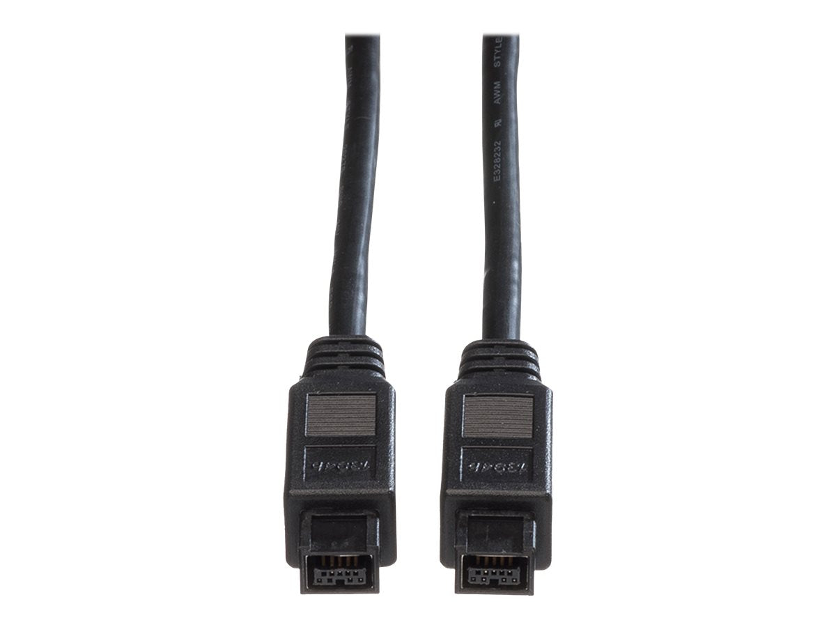 ROLINE IEEE 1394b Kabel 9/9polig schwarz 1,8m - Verpackung