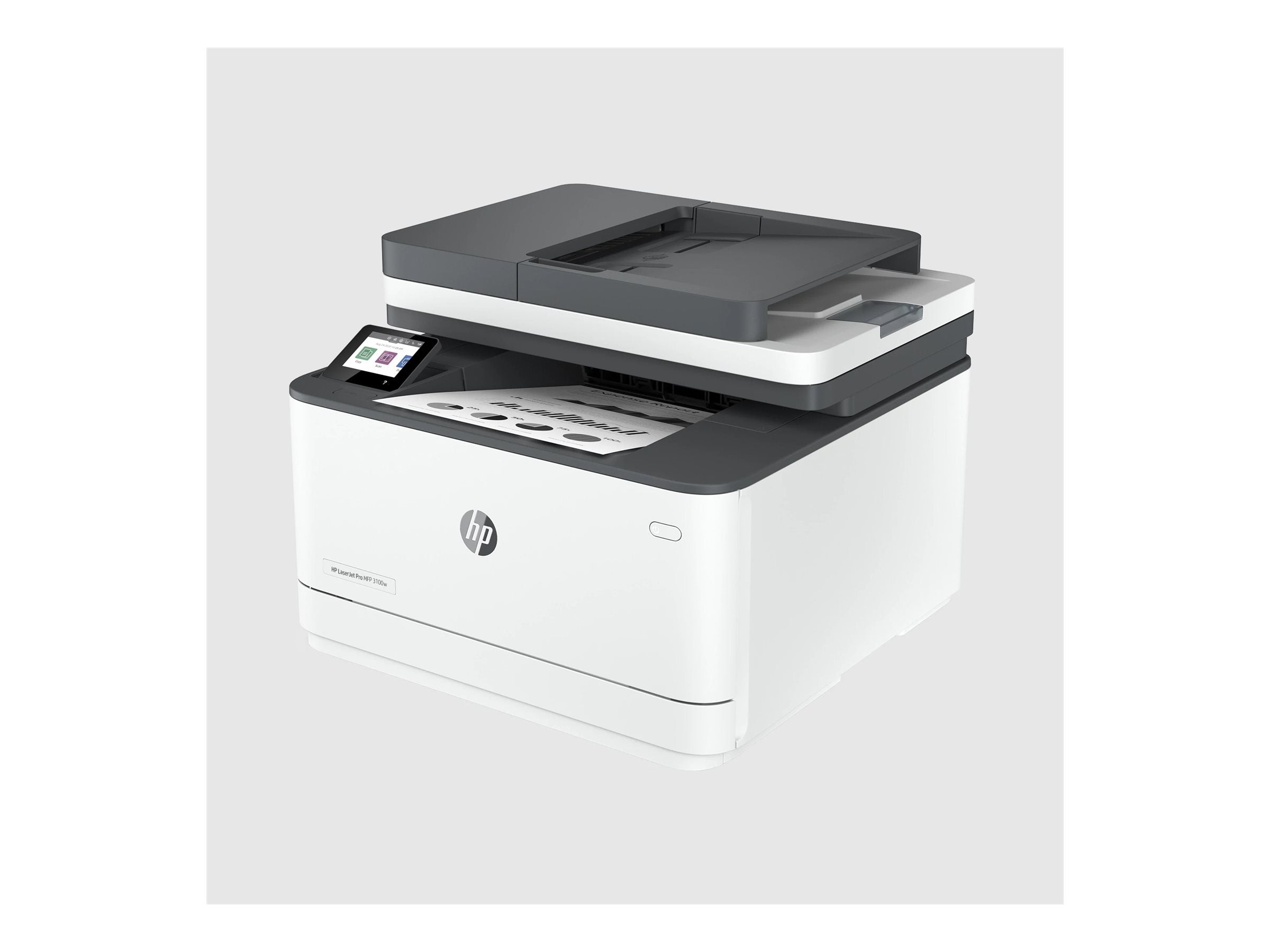 HP LaserJet Pro MFP 3102fdn Detailansicht der Bedienelemente