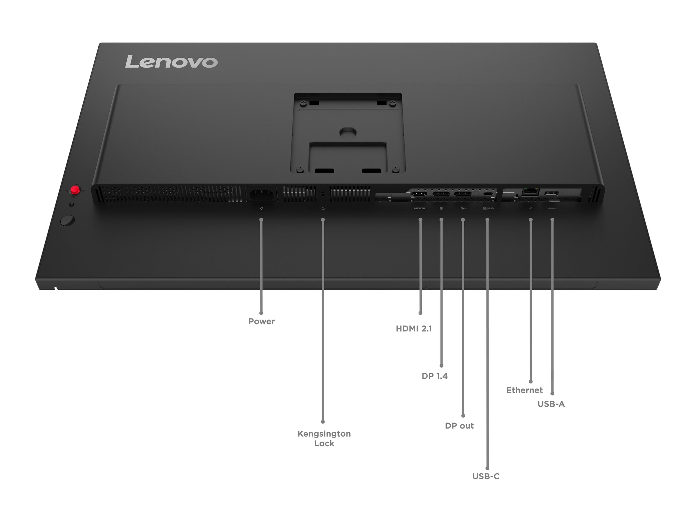 LENOVO ThinkVision T27QD-40 Monitor mit Standfuß