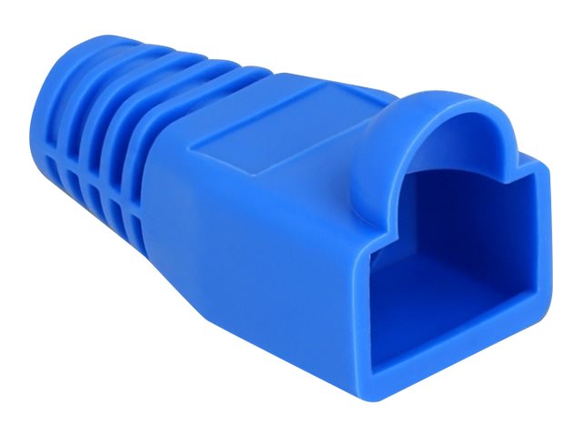 DELOCK Knickschutztülle für RJ45 Stecker blau - Vorderansicht