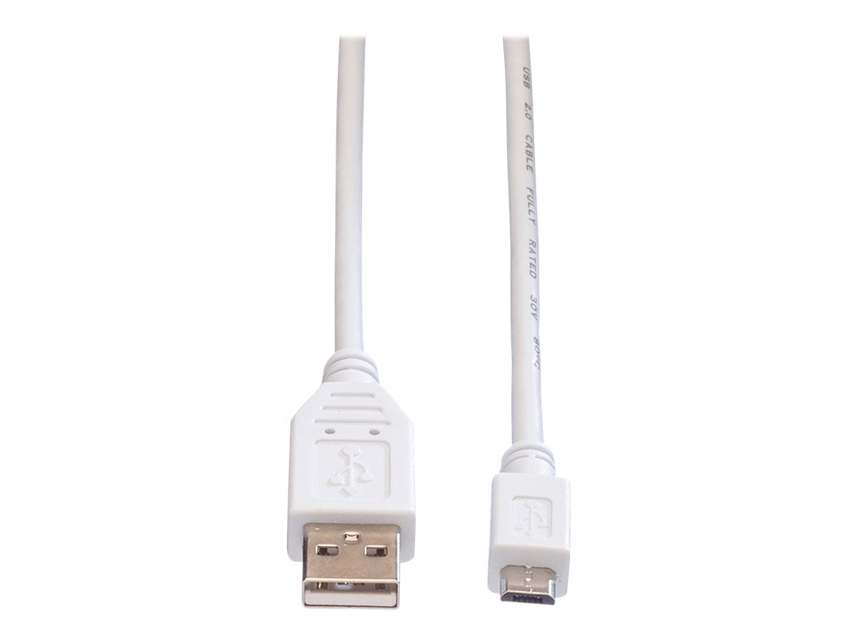 VALUE USB 2.0 Kabel USB A ST - Micro USB B ST 3,0m Detailansicht
