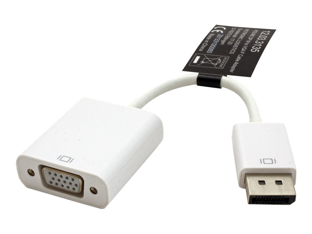 ROLINE DisplayPort-VGA Adapter DP ST - VGA BU Aktiv Verpackung