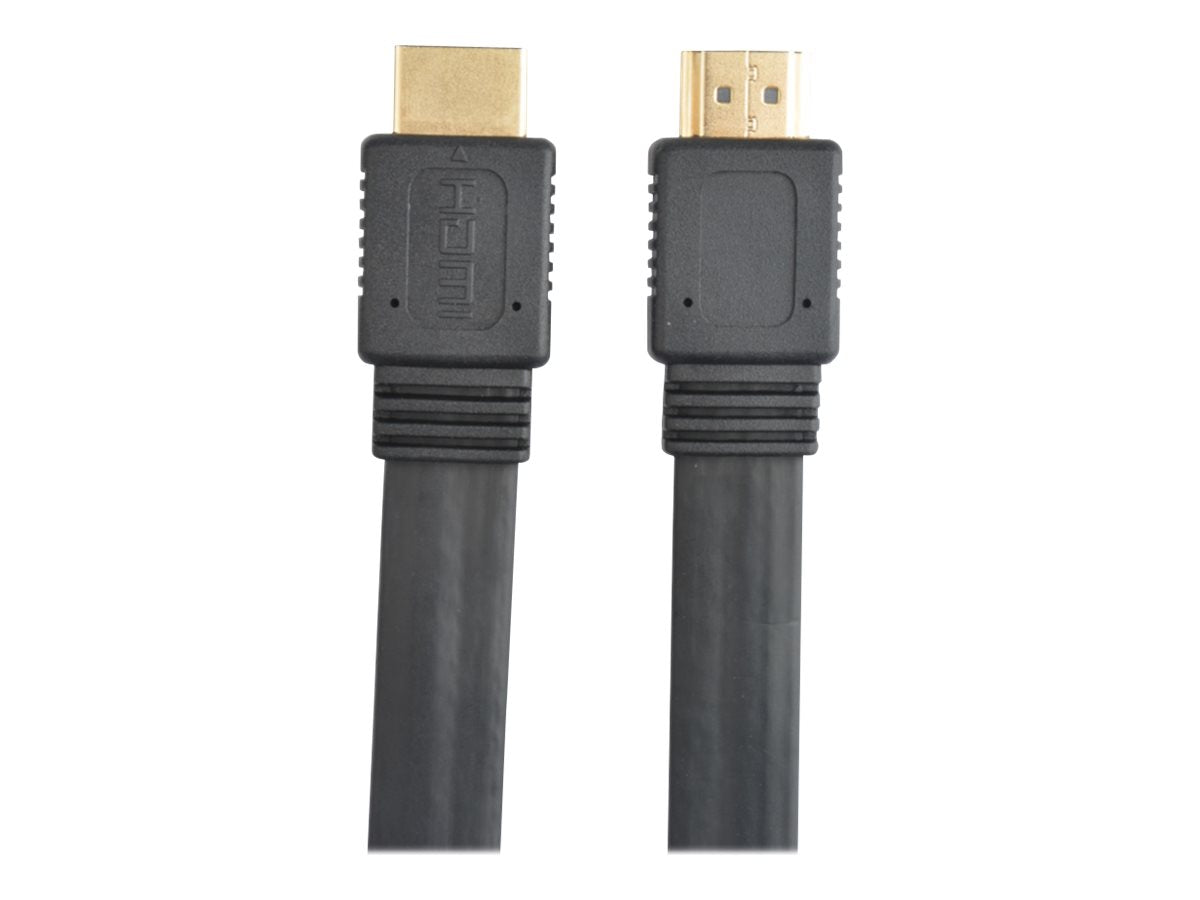 TECHLY High Speed HDMI Flachkabel 4K 60Hz 2m Vorderansicht