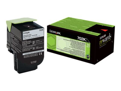 LEXMARK 702K Toner schwarz Vorderansicht