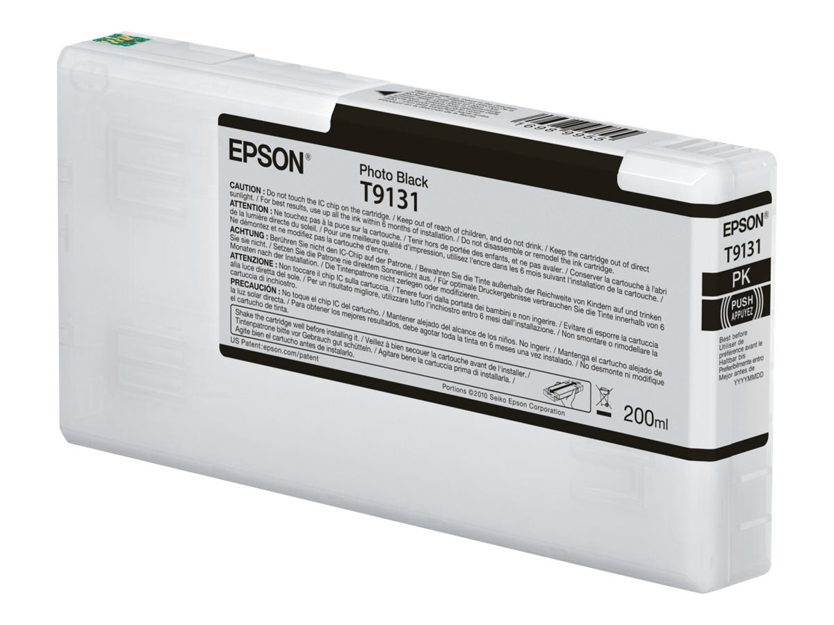 EPSON 5LB T9131 Photo Black Ink Cartridge 200ml - Vorderansicht