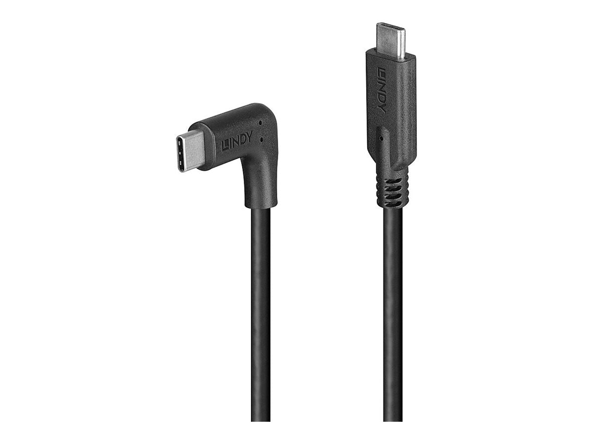 LINDY 1m USB 3.2 Typ C Kabel 90 gewinkelt - Verpackung
