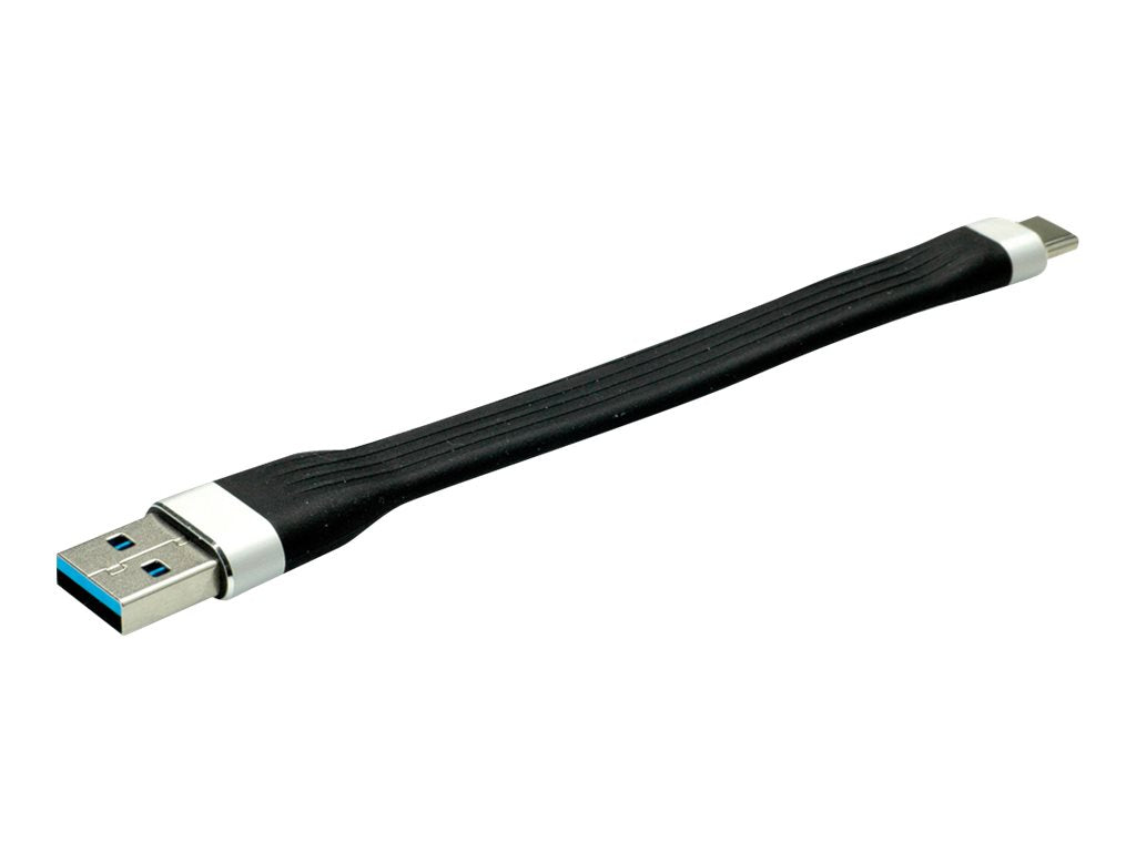 ROLINE USB 3.2 Gen 1 Silikonkabel A-C ST/ST 11cm - Verpackung
