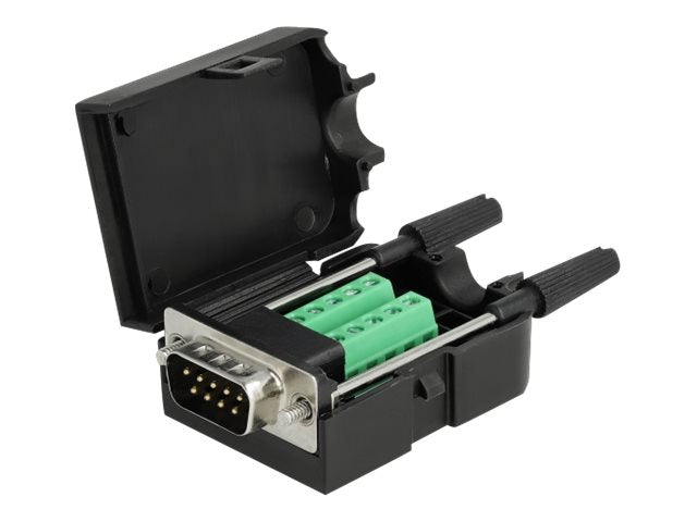 DELOCK Adapter Sub-D 9 Pin Stecker Vorderansicht
