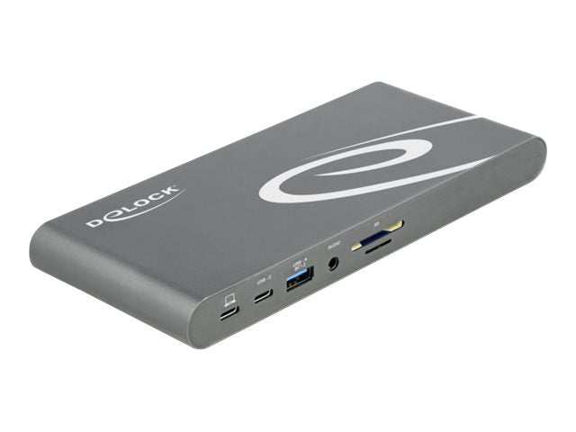 DELOCK USB Type-C DP 1.4 Dockingstation seitliche Ansicht