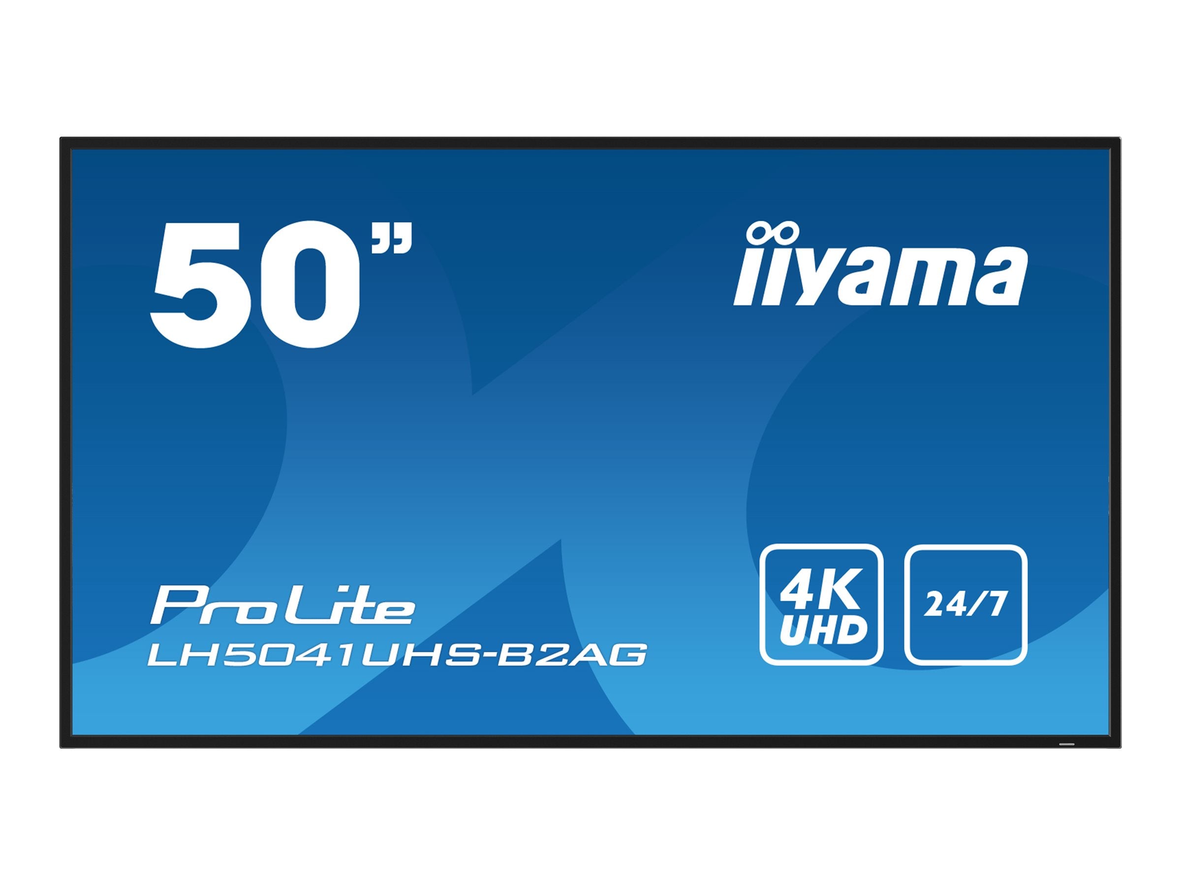 IIYAMA LH5041UHS-B2AG 50 Zoll LCD-Display Vorderansicht