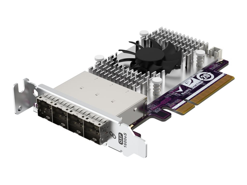 QNAP 4-port SFF-8088 SATA host bus adapter Vorderansicht