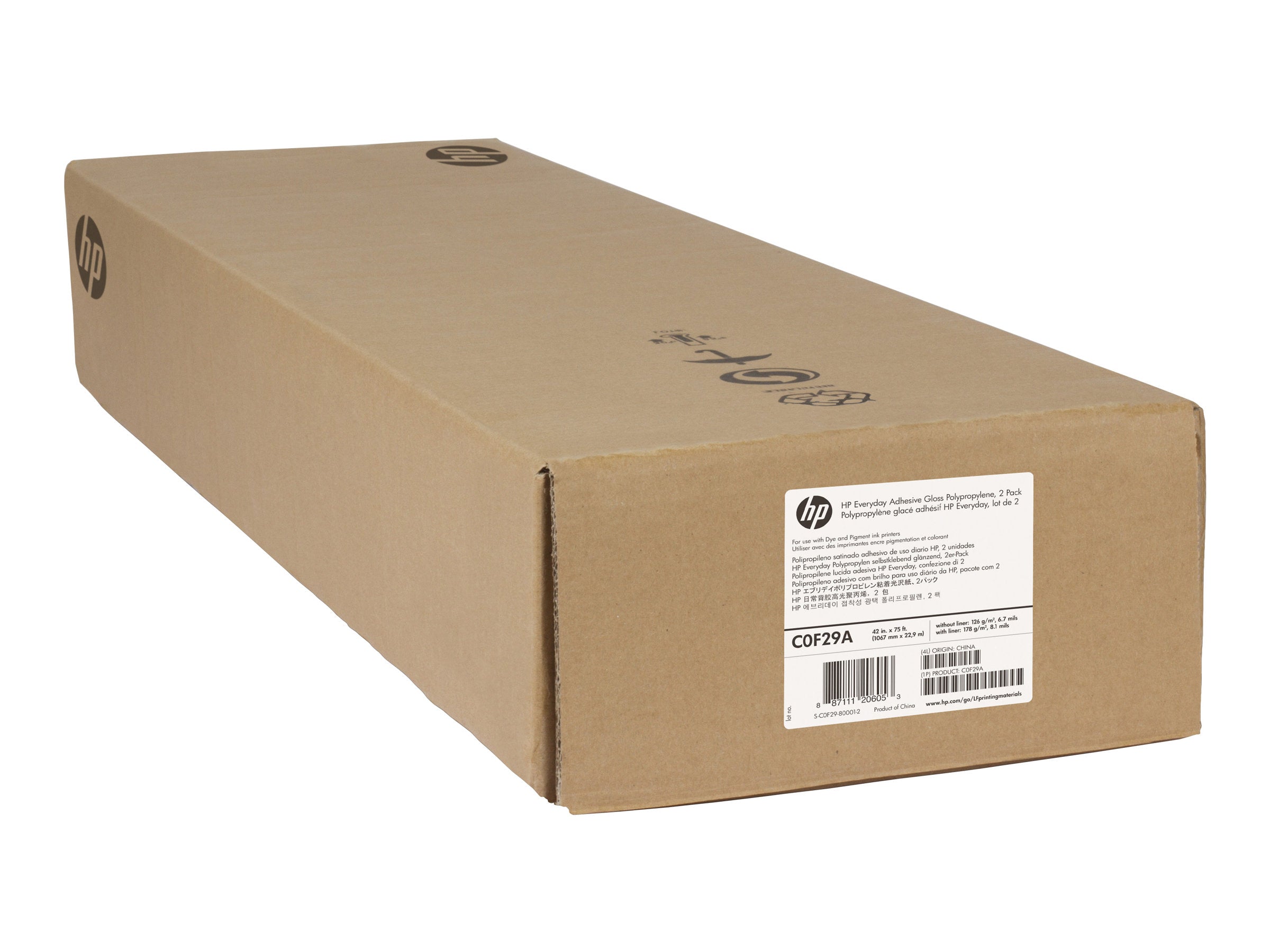 HP Everyday Adhesive Gloss Polypropylene 1067mm Vorderansicht