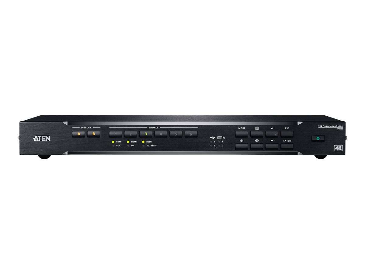 ATEN VP1920 9 x 2 Präsentation Matrix Switch 4K - Detailansicht