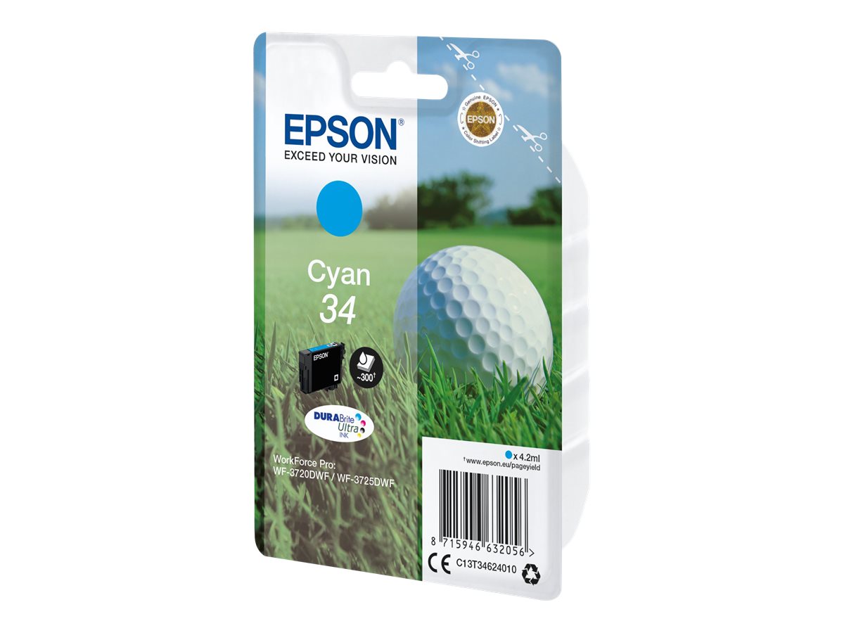 EPSON 2LB Singlepack Cyan 34 - DURABrite Ultra Ink Detailansicht