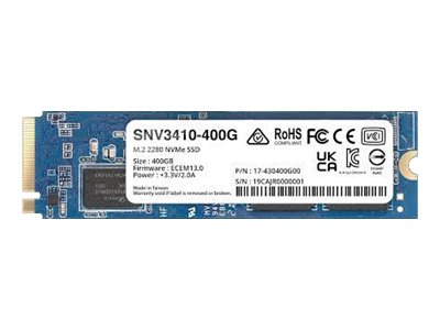SYNOLOGY SNV3410 400GB M.2 NVMe SSD Vorderansicht